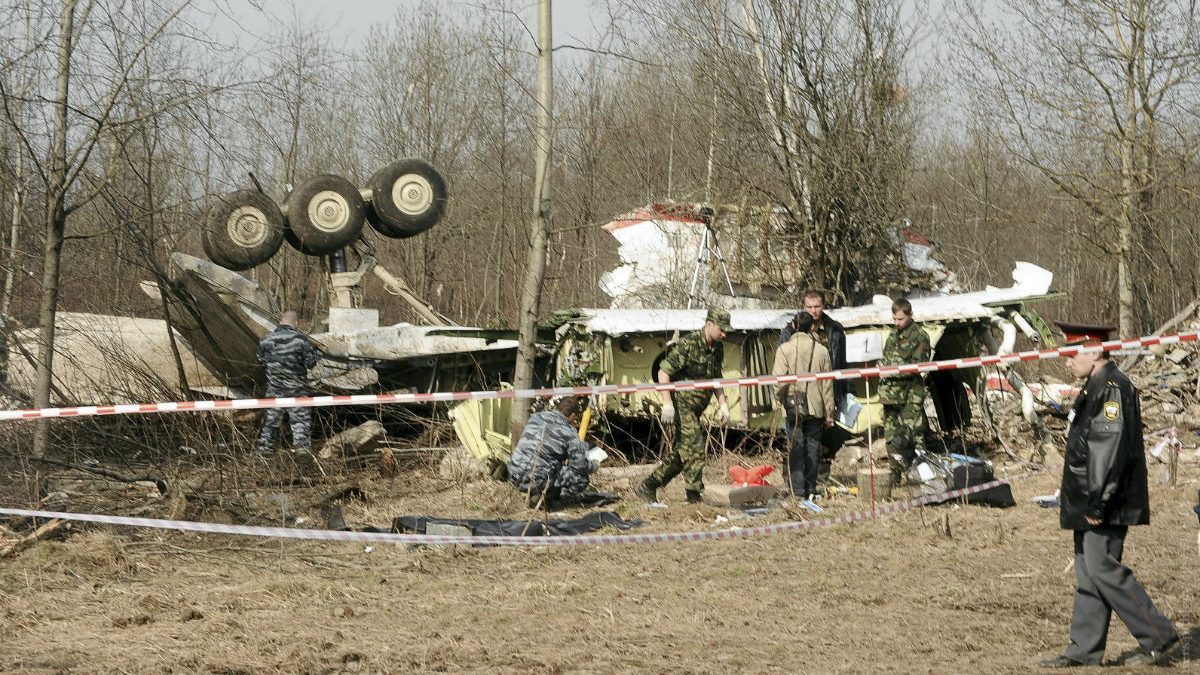 Польша обнародовала данные о крушении самолета Качиньского