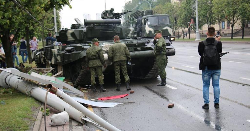 танк в Минске