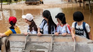 В зоне наводнения наводнения в провинции Хунань в Китае оказались 12 миллионов