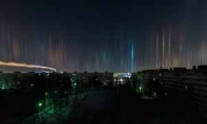 световые столбы